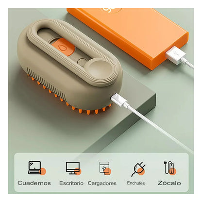 Cepillo a vapor para mascotas