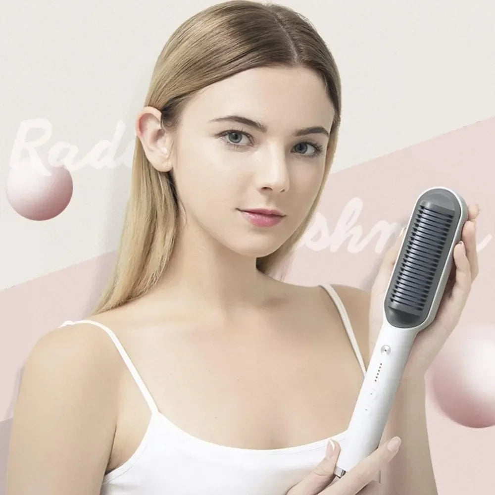 "Cabello Liso y Brillante con la Plancha Cepillo Hair S 💖✨ + ¡Envío Gratis! 🚚"